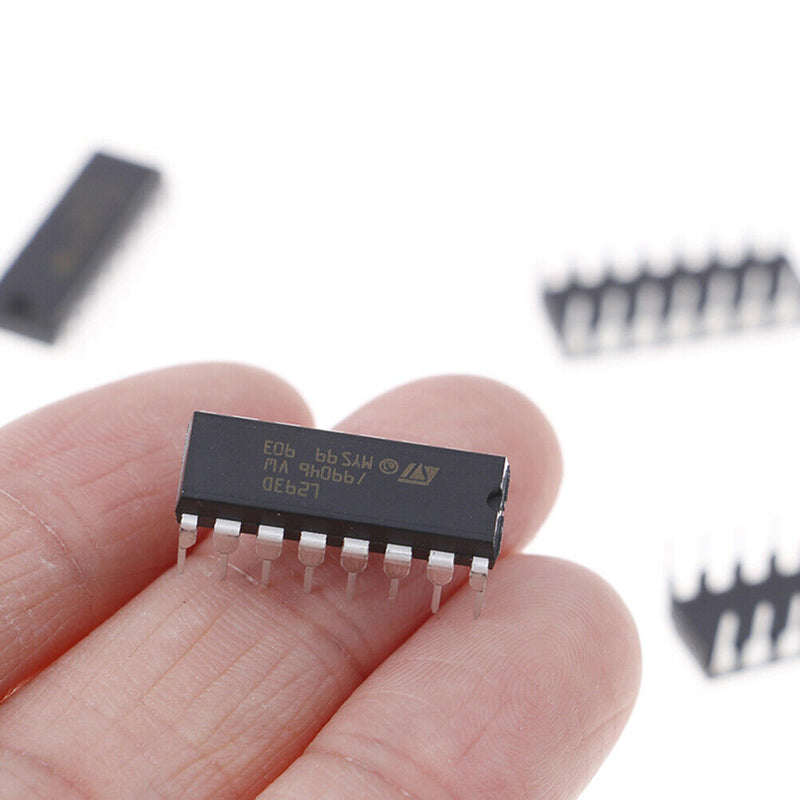 5Pcs Push-Pull four-channel motor driver IC ST L293D L293 DIP16' J BqA Gw