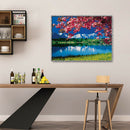 5D DIY Diamond Painting Under Cherry Trees Full Square Drill Embroidery Art A