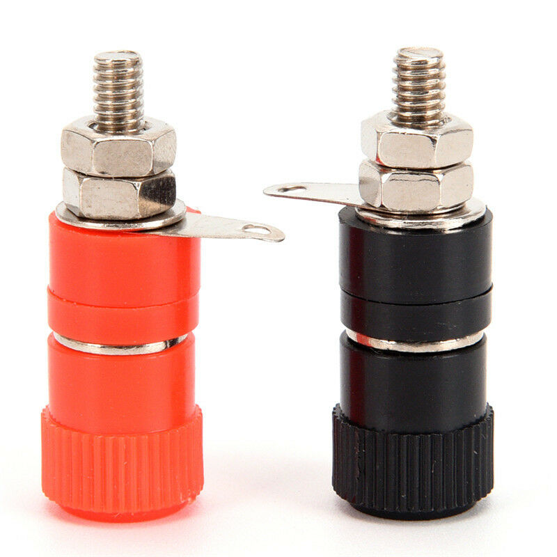 10Pcs Binding Post Speaker Terminal Banana Plug Socket Jack ConnectorsSR  FT