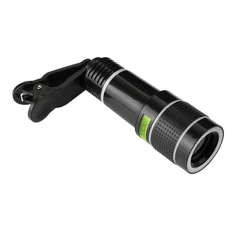 Mobile Phone Lens& Clip, 20X Zoom Adjustable Focus Length, Telescope Lens/
