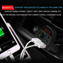 MP3 Player Car Charger Bluetooth 5.0 , Wireless FM Transmitter, Voice Navig
