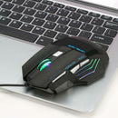 5500DPI A908 Wired LED Optical Gaming Mouse Fire Button 7Keys for PC Laptop