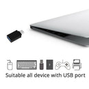 Aluminum Alloy USB3.1 Type-C to USB3.0 OTG Converter Adapter (Black) A