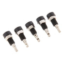 10 Pcs Black & Red 2mm Banana Plugs Connectors Jack Socket for Speaker, Easy to