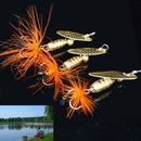5.5g Fishing Lure Spoon Bait ideal for Bass Trout Perch pike rotating Fishing ES