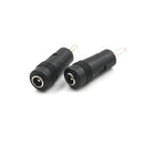 2pcs DC Power Plug Connector Socket Adapter 5.5*2.1 Female to 3.5*1.35mm Mal M&E