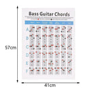 Guitar Chord Wall Chart Music Fretboard Instructional Exercise Poster Delic L3D0