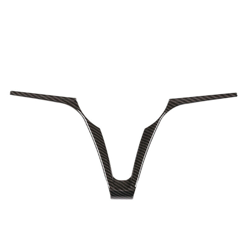 ABS Carbon Fiber Steering Wheel Frame Cover Trim for Alfa Romeo Giulia 2017 V2J6