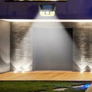 54LED COB Outdoor Solar Wall Lamp Motion Sensor Waterproof 3 Sided Lights