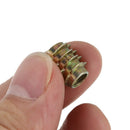 30pcs M6x13mm Zinc Plated Hex Socket Screw in Thread Insert Nut