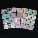 2Pcs Nail Art Manicure Stamping Stencil Nail Viny Stickers 12Tips / Sheet Y L1V7