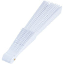 Gorgeous Handle Fan-Summer Wedding Accessories & Display, White