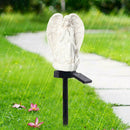 LED Garden Angel Statue Light Waterproof Solar Lamp Yard Decor Lawn Outdoor Q1U3