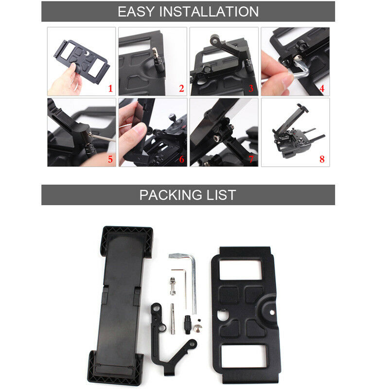 For DJI Mavic AIR/Pro/Spark 5.5~7.9" Remote Control Holder Bracket Phone Tablet