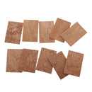 Pack of 10 Saxophone Neck Joint Cork Sheet Wind Instrument Parts