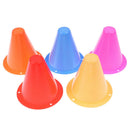 5Pcs/Lot Soccer Training Cone Cylinder Football Train Obstacles Roller SkatiA3C