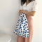 Ink Print Handbag Women Reusable Daily Portable Lady Large Shopping Totes