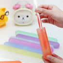 1 Pcs Plastic Toothbrush Case Outdoor Travel Toothbrush Box Color Random G7U7