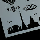 layering stencil for wall painting scrapbooking stamp decor balloon template LJ