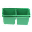 1pc  Feeding Cup Plastic Bird Pigeons Cage Water Food FeederB Ew