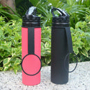 Outdoor Collapsible Travel Silicone Telescopic Kettle Sports Water Bottle H