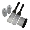 1X(Oven Accessories, Restaurant Grade, 2 Scrapers, 1 Chopper Scraper, 2 Bot