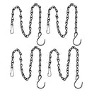 4 Pack 19.7 Inch Hanging Chain,Black, for Bird Feeders, Planters, Fixtures, C9S2