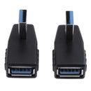 5 in 1 USB 3.0 A Male to Female 90 Degree+Straight Angled Adapter Connector O3C6