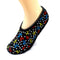Women Home Yoga Flower Printing Sweat Absorb Pilates Non Slip Indoor Boat Socks