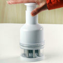 Stainless Steel Hand Press Vegetable Cutter Kitchen Ginger Garlic Chopper