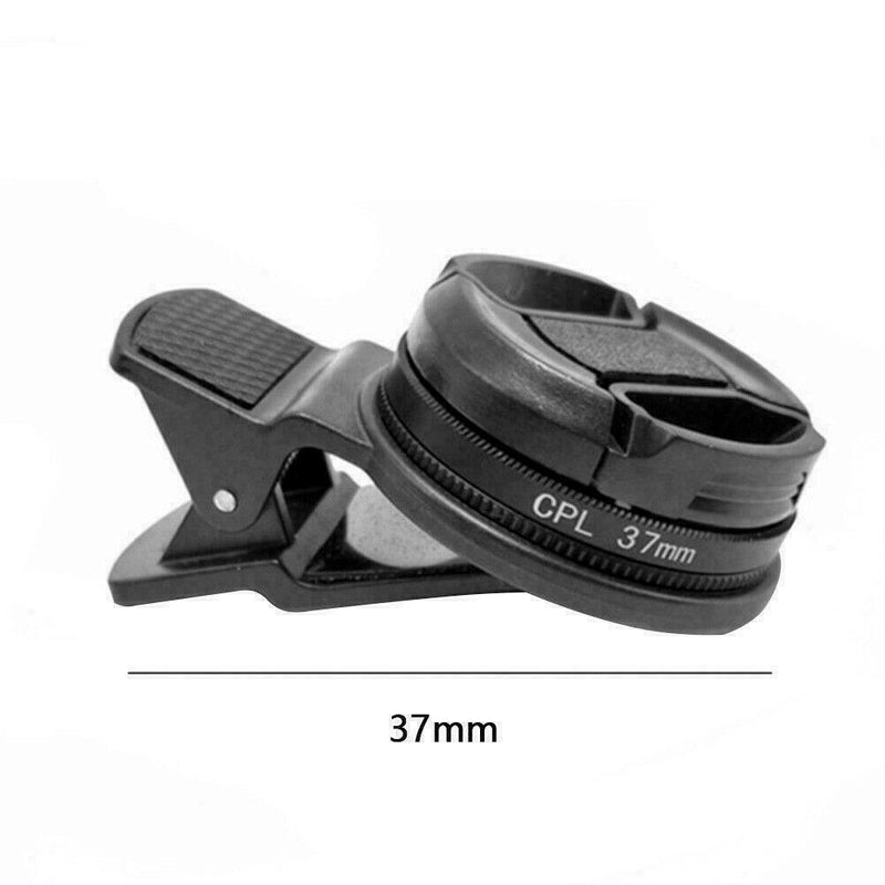 37MM Portable Durable Phone Black Camera Polarizer Universal CPL Len I5Q7