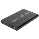 2.5 inch Hard Disk Case Aluminum Alloy SATA USB2.0 External Hard Drive Case