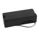Durable Bass Guitar Pickup 89x38x23mm Noiseless Luthier Supply, Black