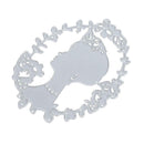Metal DIY Wreath Woman Cutting Dies Stencils Scrapbook Card Making Craft