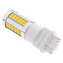 2x 3157 3156 3057 33LED Car Tail Backup Reverse Turn Signal Light Bulb Amb JR