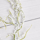 Christmas Artificial Plant Snow Pine Branch Grass Simulation Flower Pa Hn