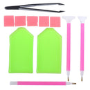 11Pcs/lot DIY Diamond Painting 5D Cross Stitch Embroidery Pen Tools Set Tweeze3C