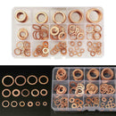 Solid Copper Washers Set Ring Gasket Sump Oil Plug Seal Fastener Accessory New