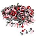 200 Pcs Mixed Color 4.5mm Mini Brads DIY Paper Craft Stamping Scrapbooking New