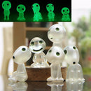 Studio Ghibli 5 Figures Princess Mononoke Forest Spirit Elf Kodama Glow In Dark~