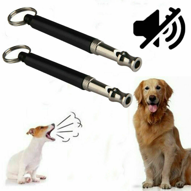 Metal Dog Whistle UltraSonic Supersonic Sound Pet Command Training Obedience J7