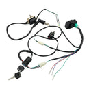 Wiring Loom Kill Switch Ignition Coil Cdi Box  Kit for 50cc - 160CC 4T Dirt Bike