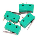 10Pcs KW4-3Z-3 Micro Roller Lever Arm Normally Open Close Limit Switch