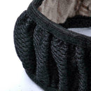 Black Car Steering Wheel Cover Microfiber Leather Breathable 15''/38cm Anti P3P5