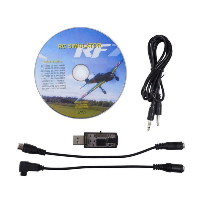 22 in 1 RC Flight Simulator Cable For G7 Phoenix 5.0 Aerofly Ra FPV XTR P7R B9Y4