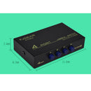 Metal USB Hub USB Splitter Manual Sharing Switch 4Port Computer Peripherals