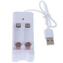 1Pc Universal 2 Slot AA/AAA Rechargeable Battery Charger Adapter USB PlugJCAU Bj