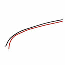 10 Pcs Snap 9V (9 Volt) Battery Clip Connector I Type Black w Cable