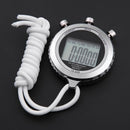 Waterproof Handheld Digital LCD Stopwatch Sports Chronograph Counter Timer Watch