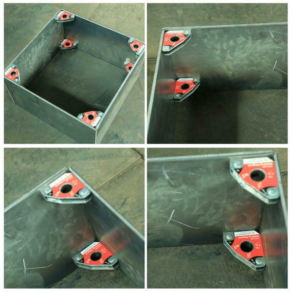 2pcs Multi-angle Nd-Fe-B Magnetic Welding Holder Welder Fixture Magnet Clip